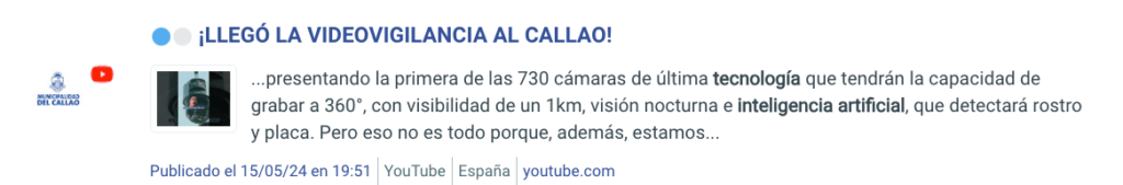 Calidad de la cámara